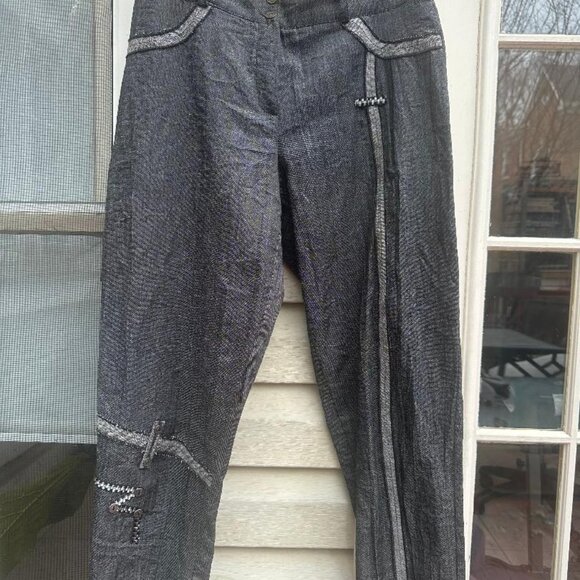 Me Paris Women's Ankle Pants Euro Size 40 / US 8 or M, Made in France - Picture 1 of 4